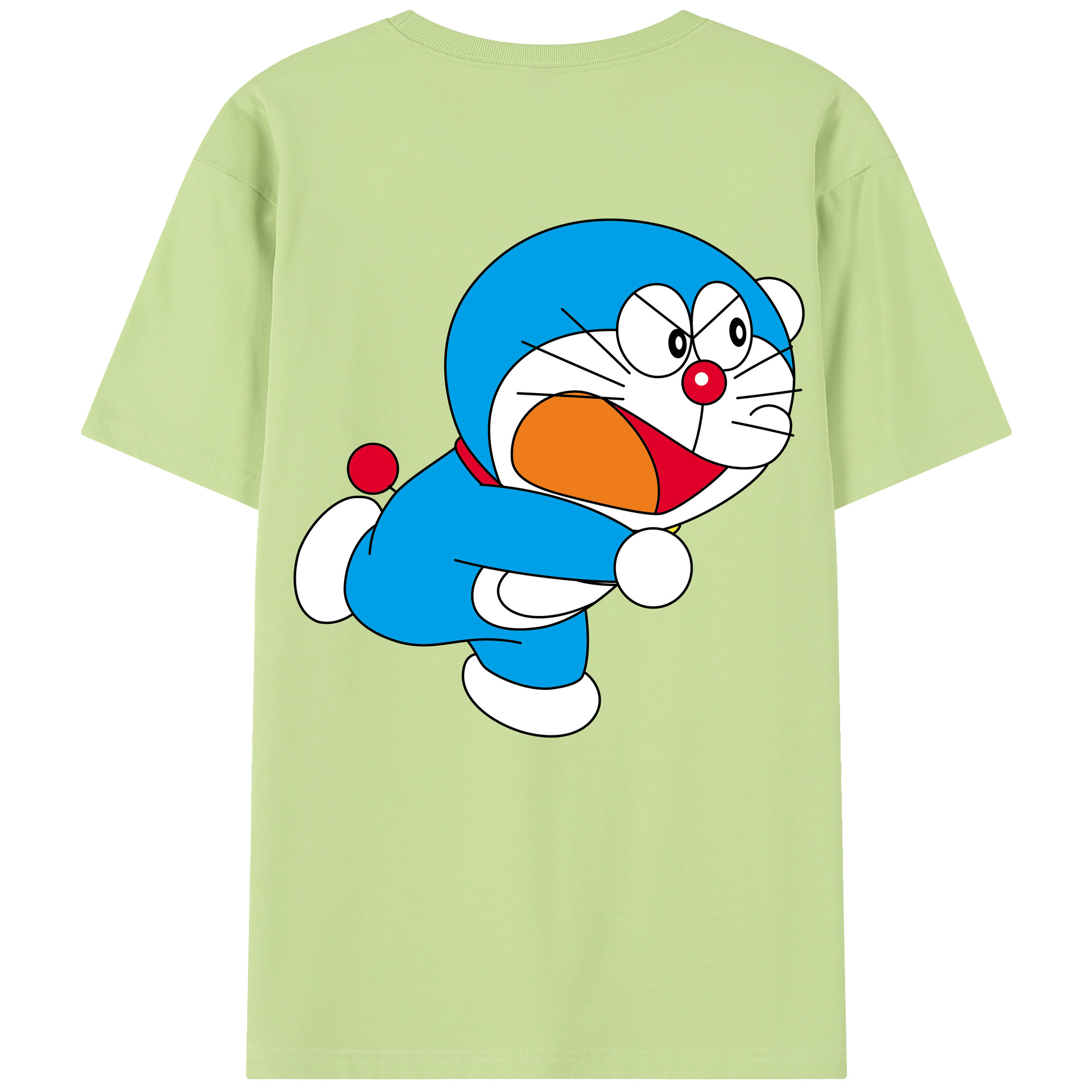 （画像用） ドラえもん Doraemon 綿100％半袖Tシャツ（背面プリント）